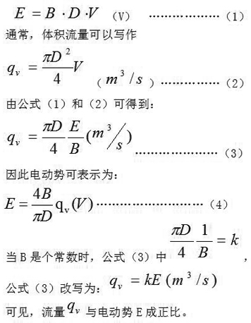 卫生型电磁流量计工作原理